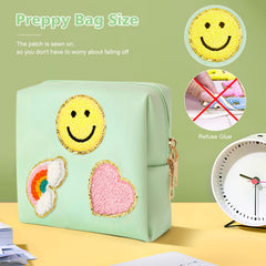 airogym Preppy Patch period bag interior compartment keeps tampons and pads tidy.