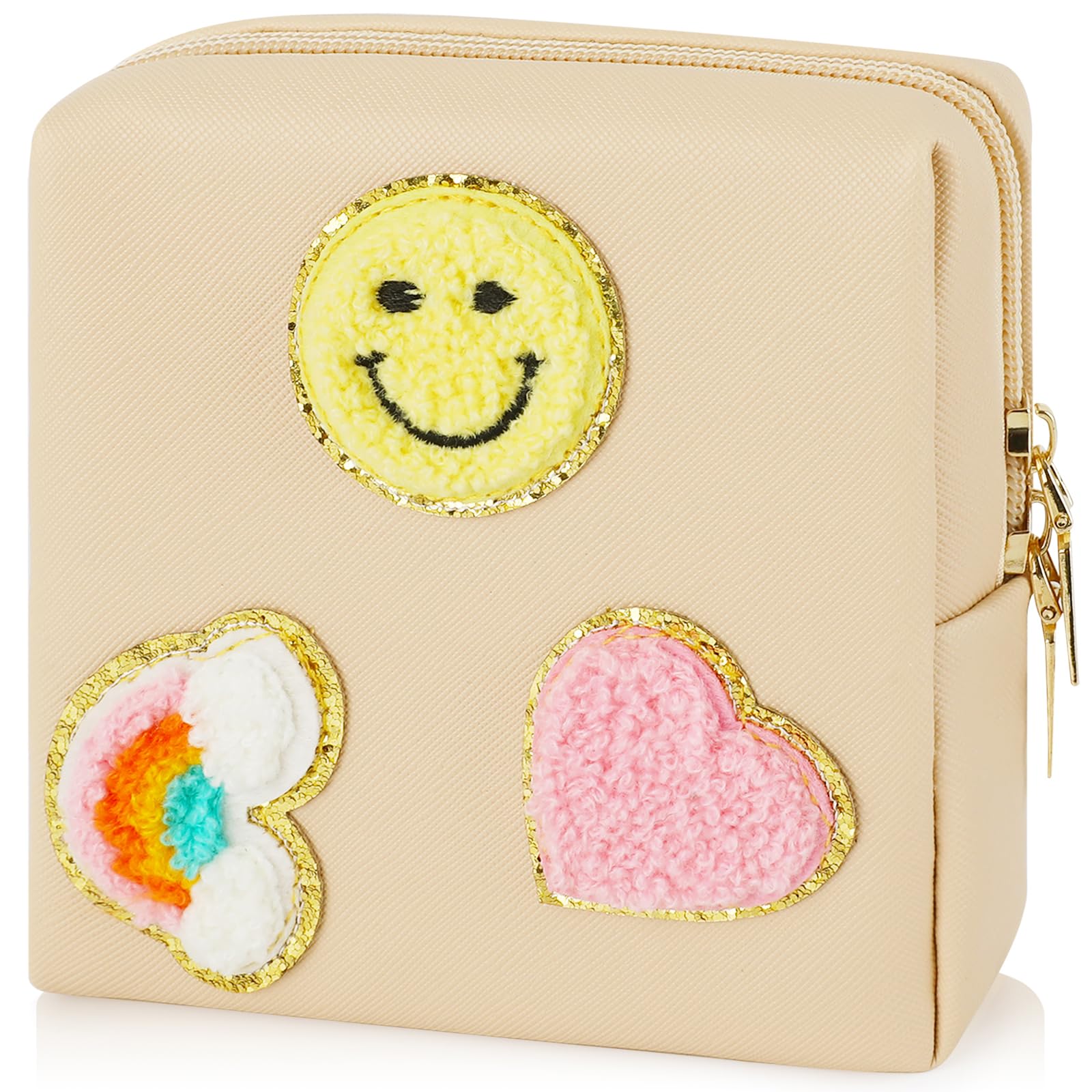airogym preppy patch period bag keeps feminine products organized on the go