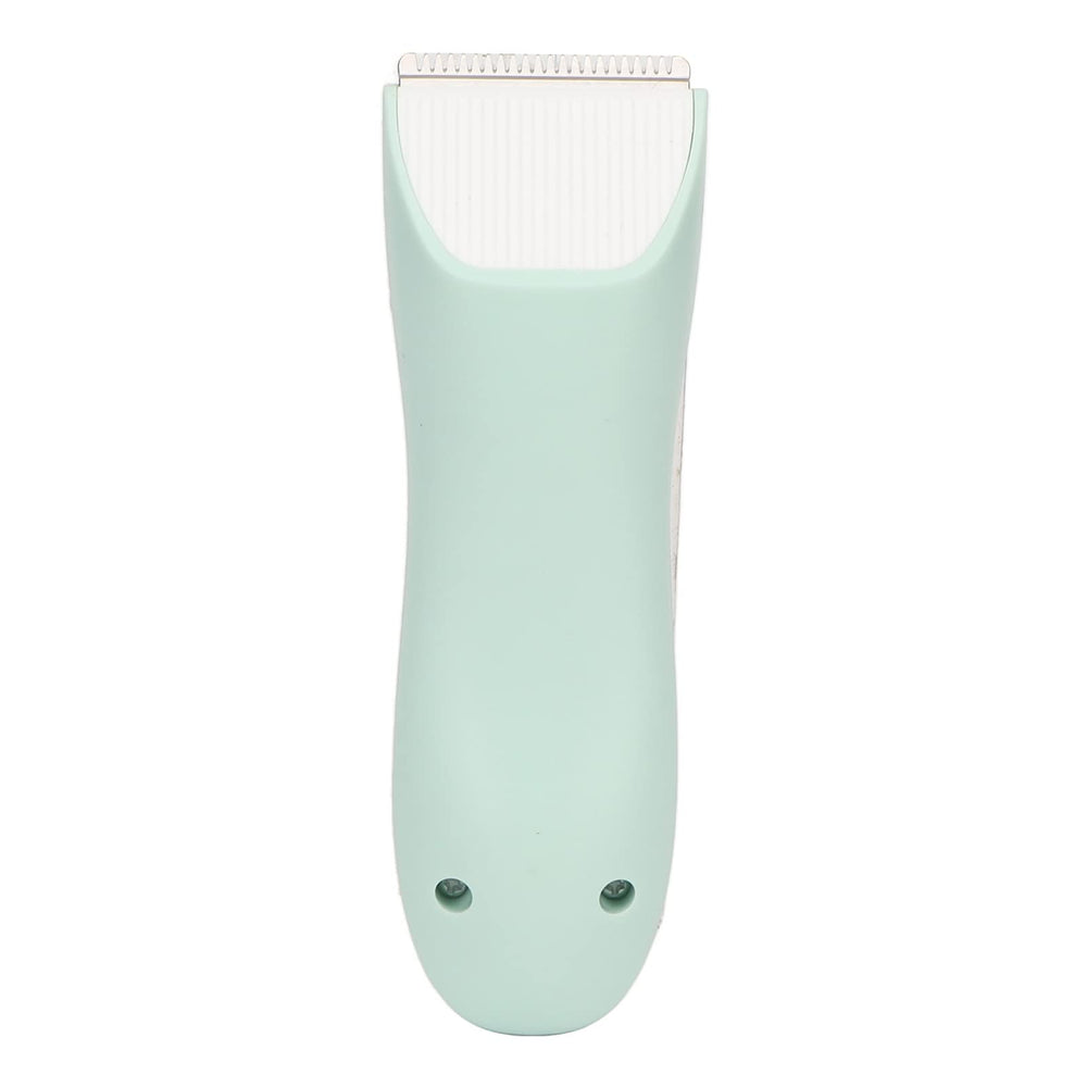 Airshi Baby Hair Clipper ceramic blade close-up highlighting safe, smooth cutting.
