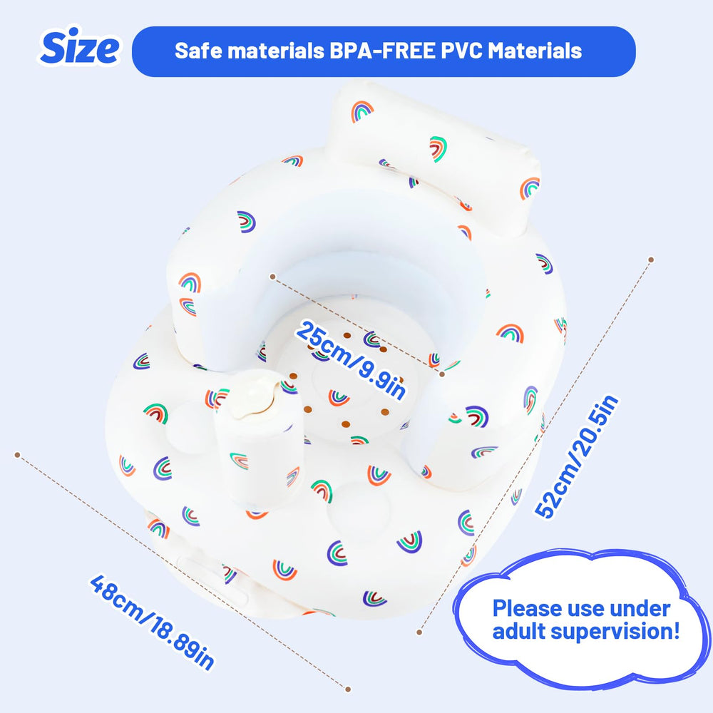 AirSwim versatile chair for feeding, floor time, and learning to sit.