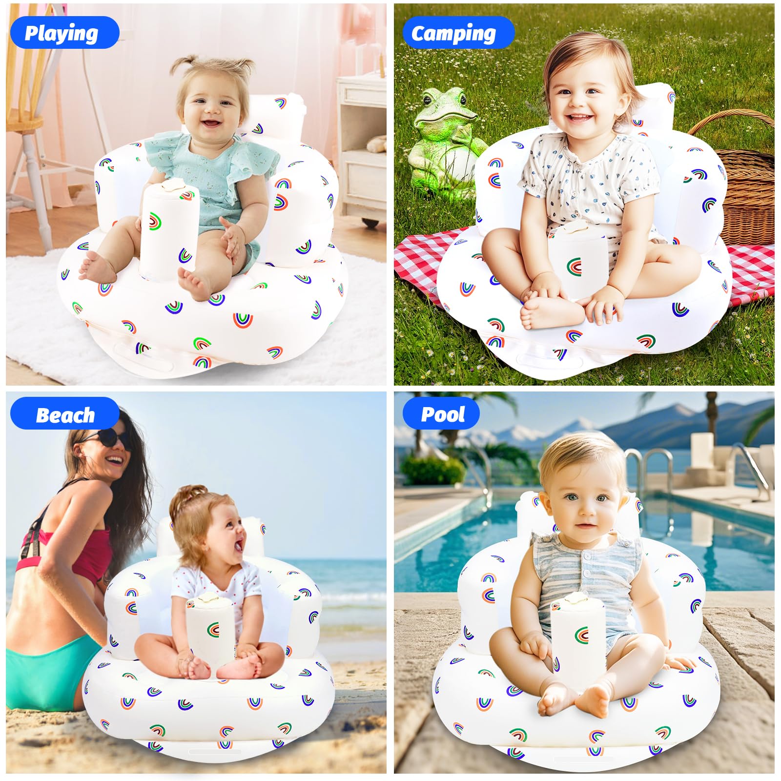 AirSwim tall backrest supports upright sitting for comfort.