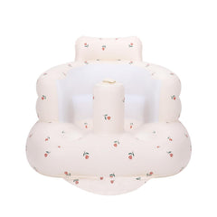 AirSwim inflatable baby chair back view showing supportive curve for learning to sit