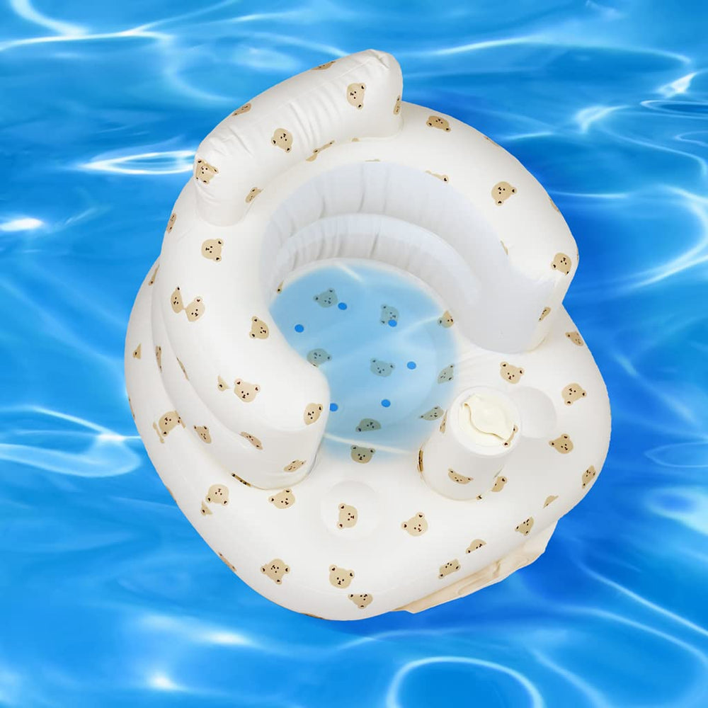 AirSwim bear-head pattern adds charming visual detail for photos.