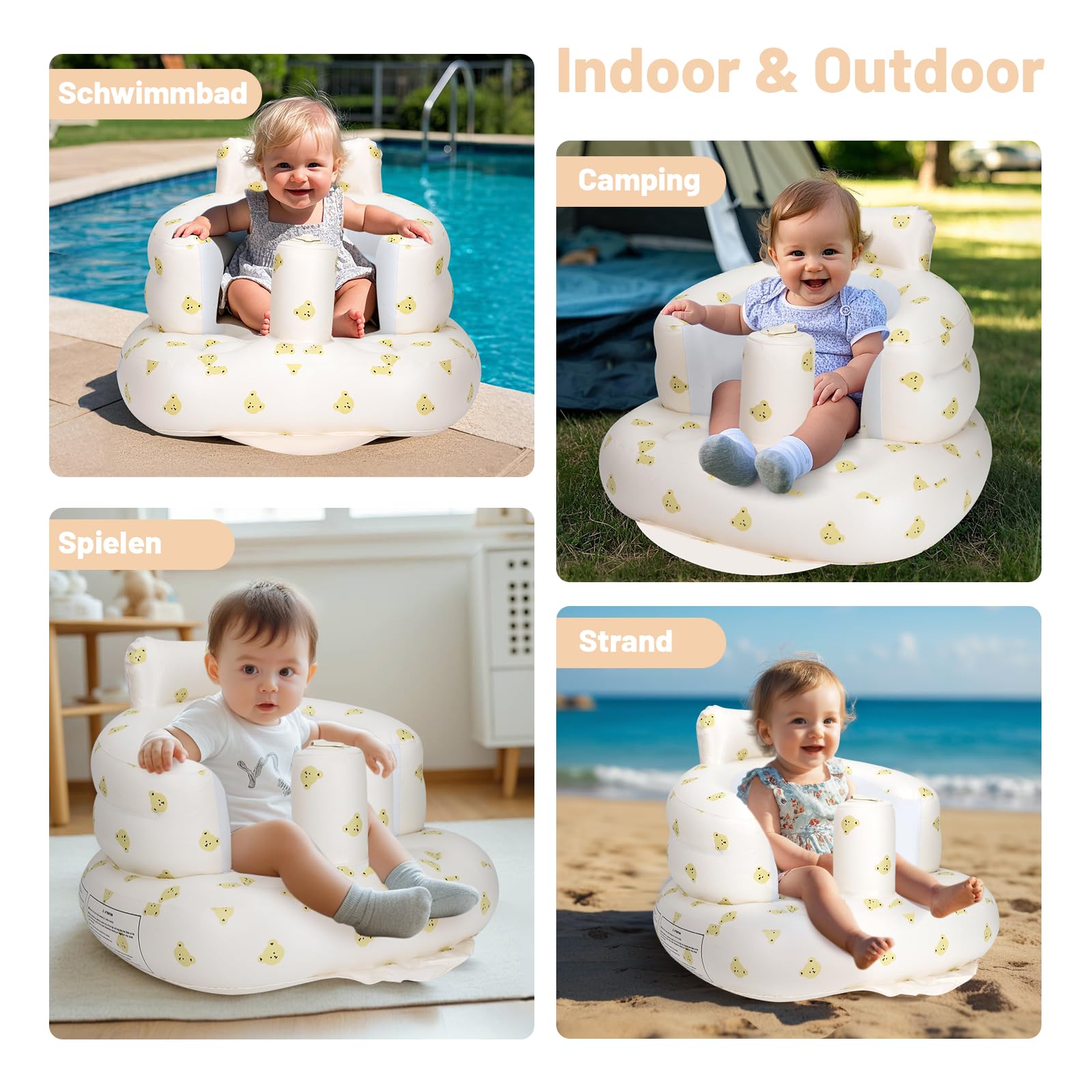 AirSwim seat uses BPA-free PVC for gentle skin contact and safety.