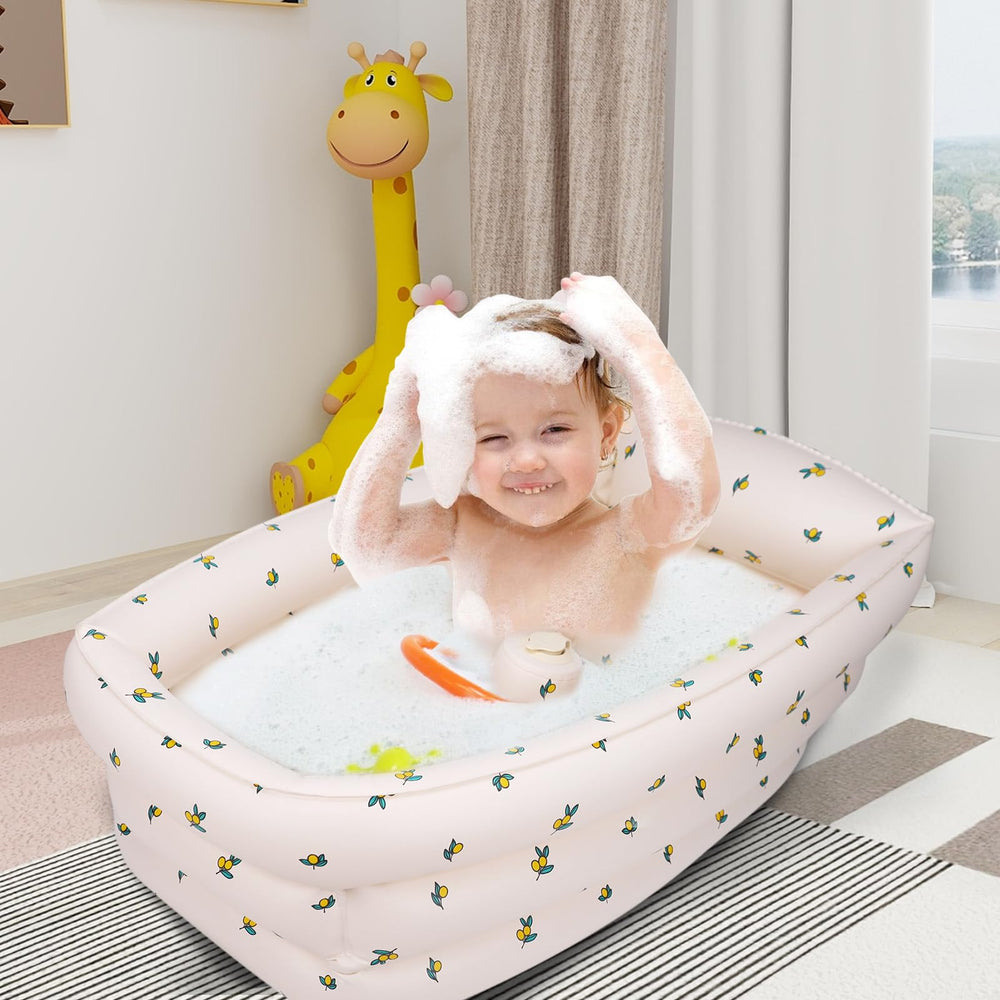 AirSwim multi-function tub serves as ball pool or beach seat.