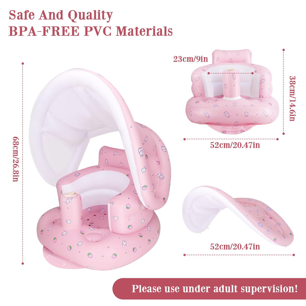 AirSwim portable infant chair for indoor and outdoor use.
