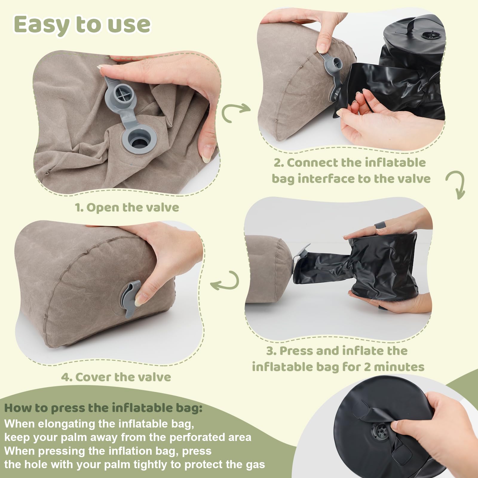 AirSwim quick setup and deflation support hotel and vacation stays.