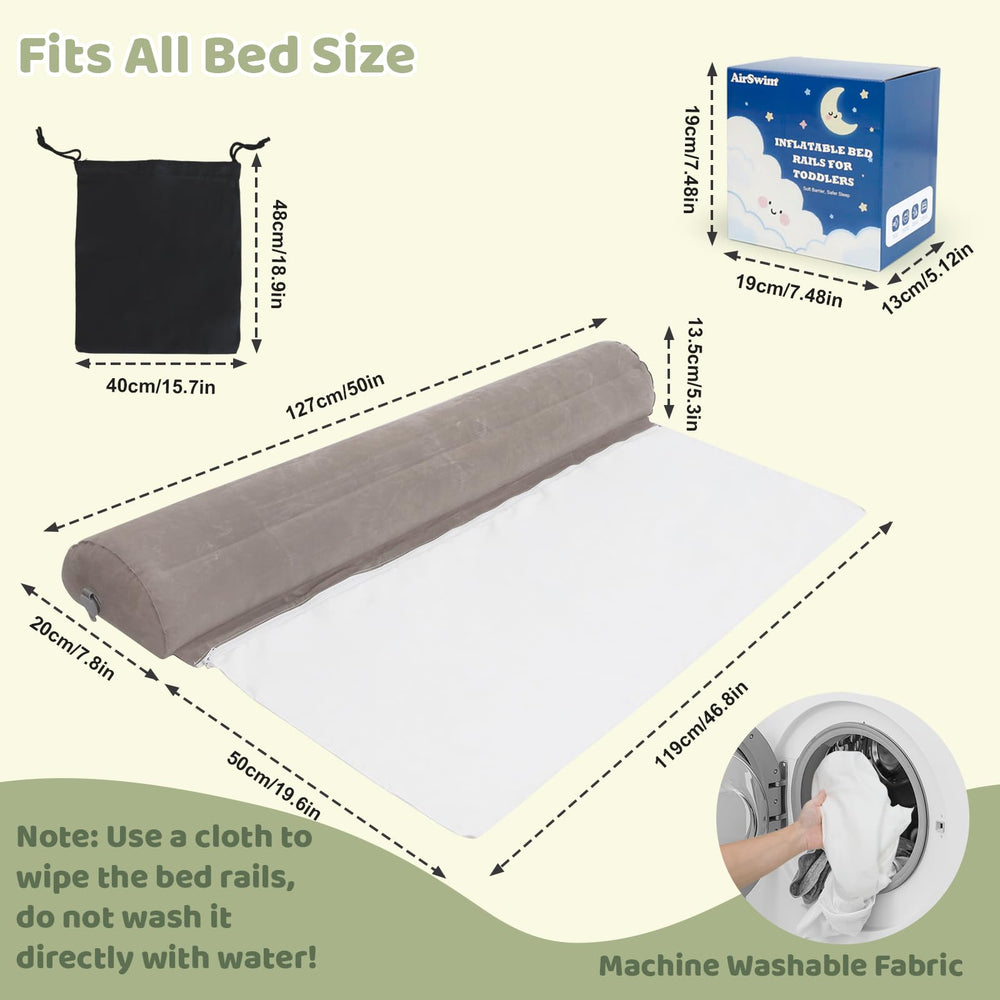 AirSwim removable non-slip lining is machine washable for simple cleaning.