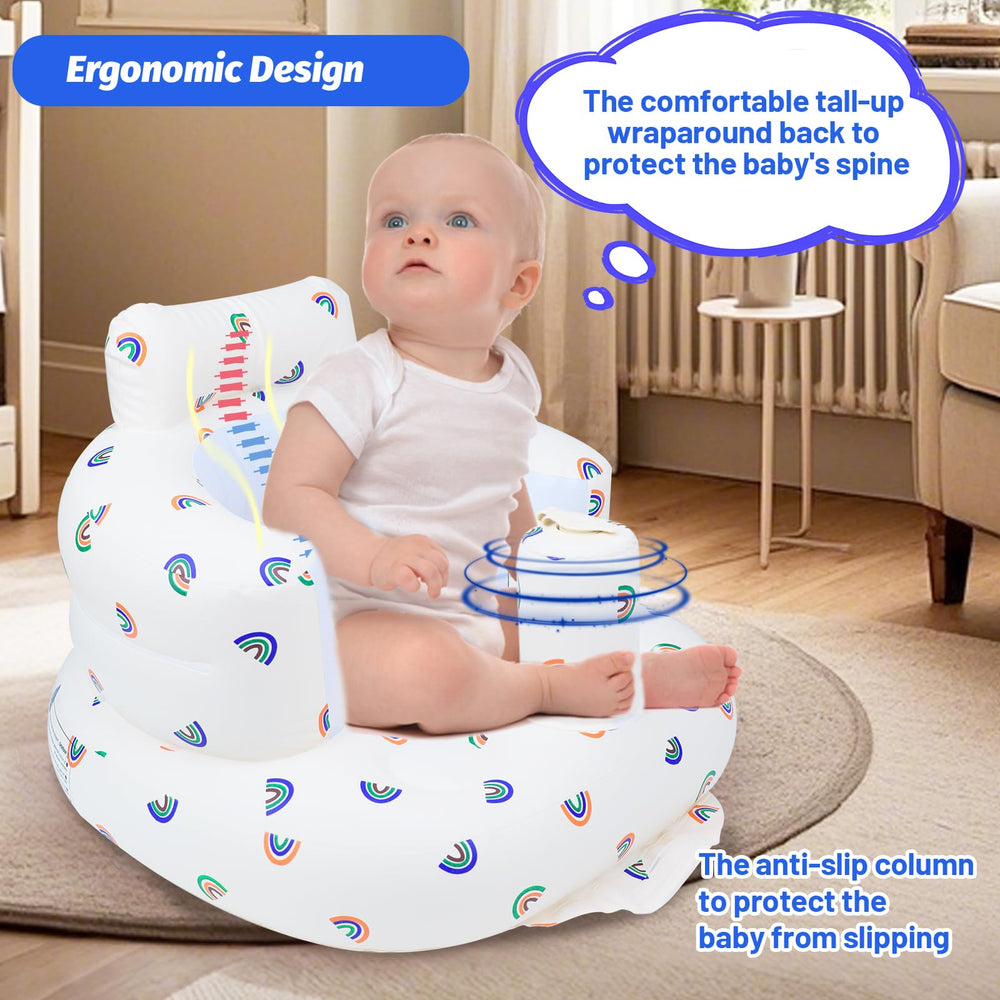 AirSwim wrap-around design cradles baby securely during play.