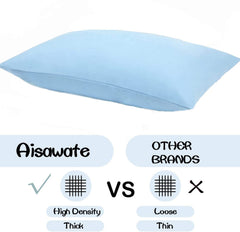 Aisawate 100% cotton fabric in blue, breathable and skin friendly