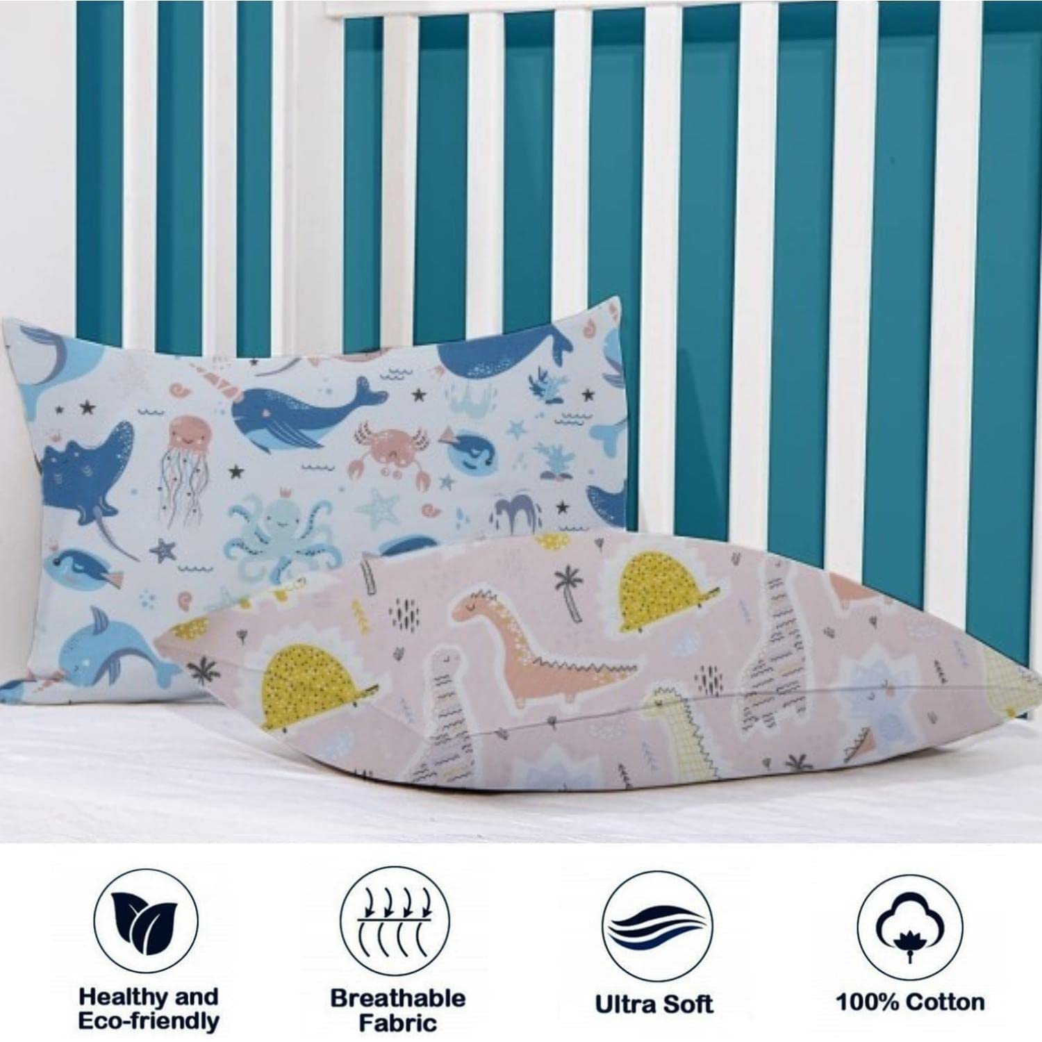 Aisawate envelope closure pillowcase keeps pillows secure and tidy