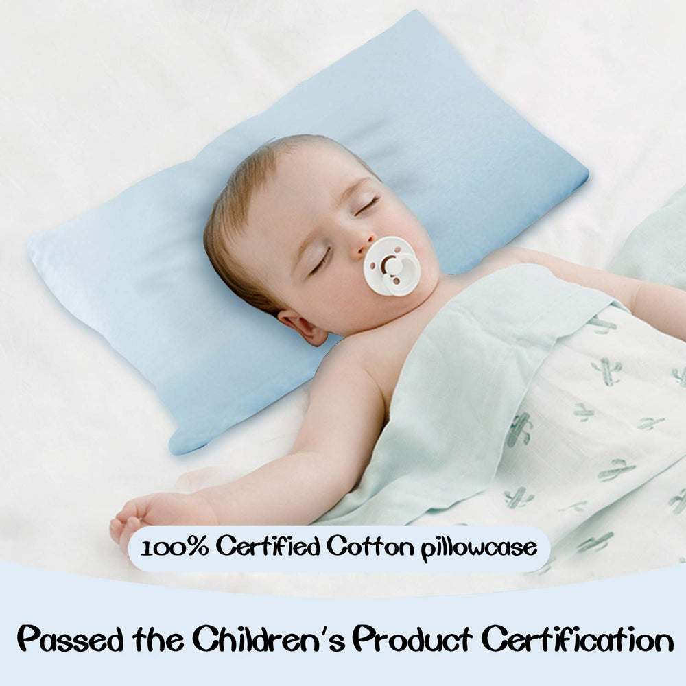 Aisawate gift-ready blue pillowcase pack for kids' bedrooms