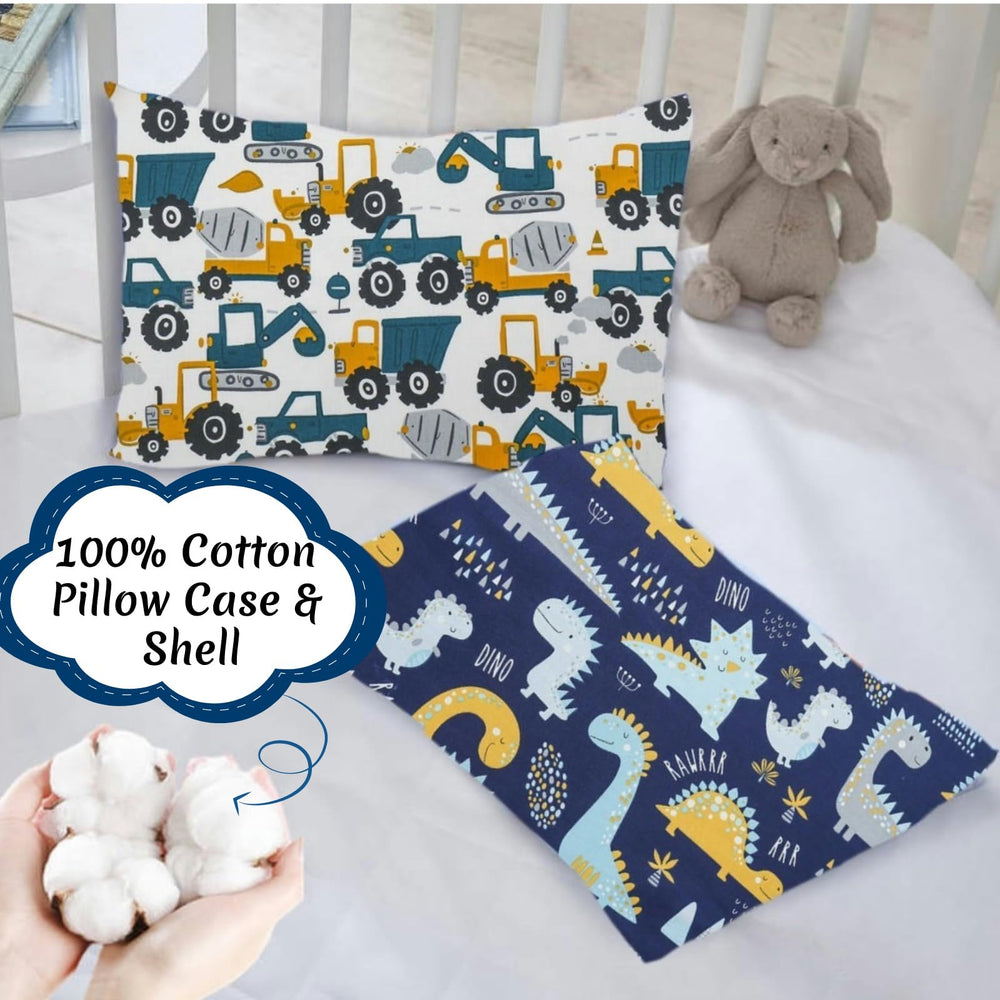 Aisawate 100% cotton pillowcase, breathable and soft for kids