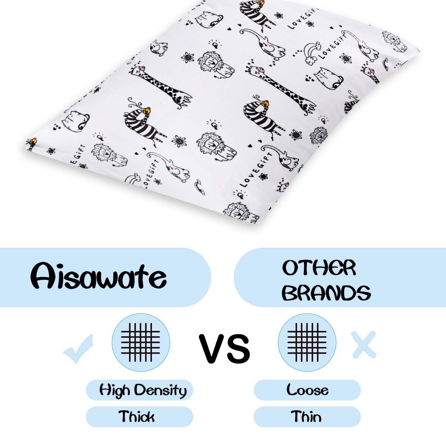 Aisawate 14x20 size verification image helps parents pick the right fit
