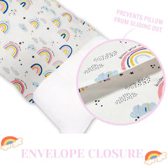 Aisawate envelope closure pillowcase design for safe handling