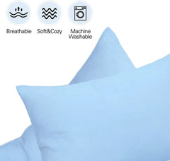 Aisawate blue 14x20 toddler pillow size fit, travel-ready for on the go