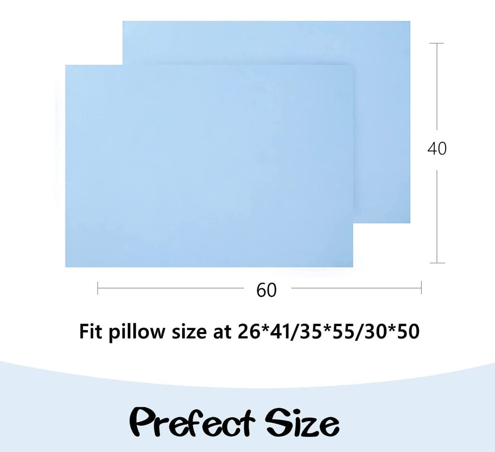 Aisawate envelope closure design in blue pillowcase, easy pillow insertion