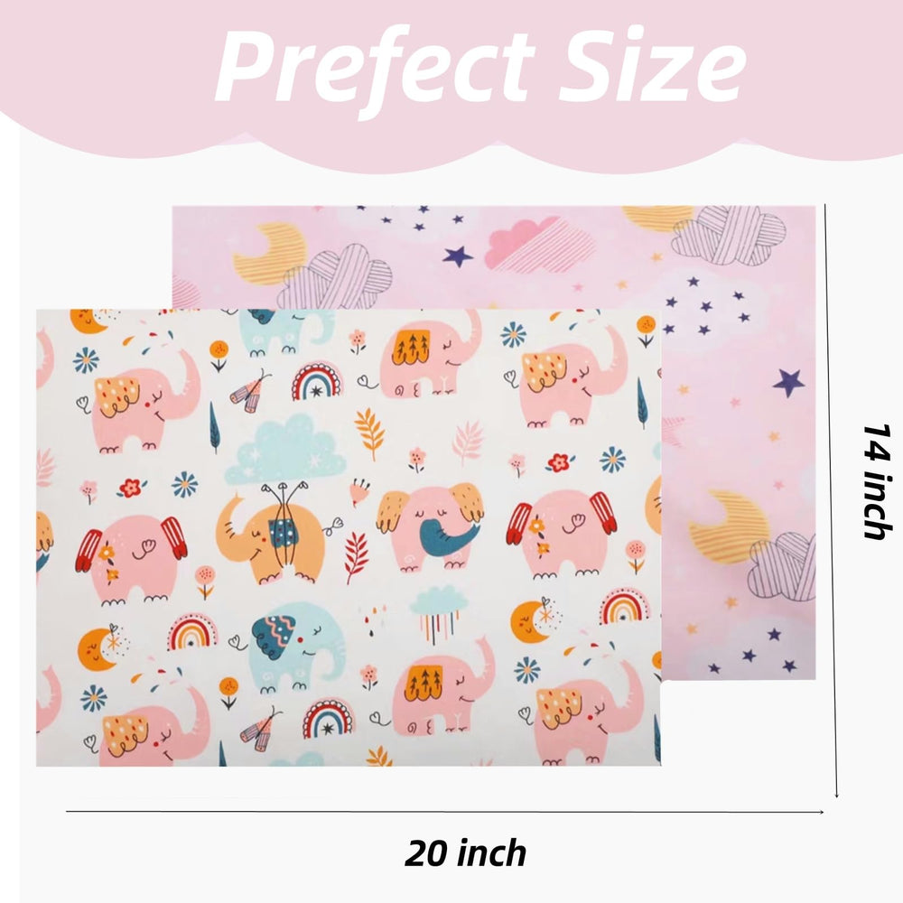 Aisawate two pack organic cotton pillowcases, soft and breathable.