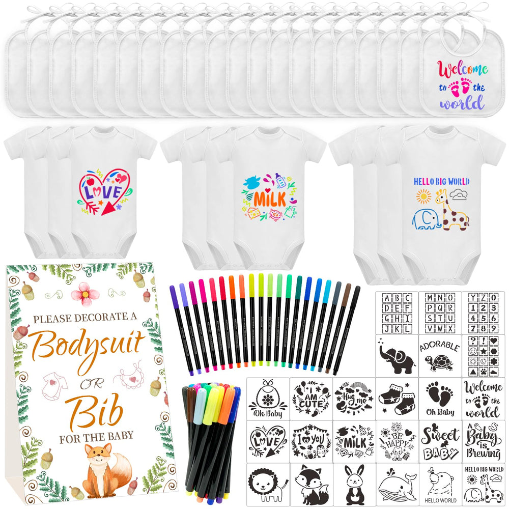 Aisharery sign table for baby shower games, easy focal point