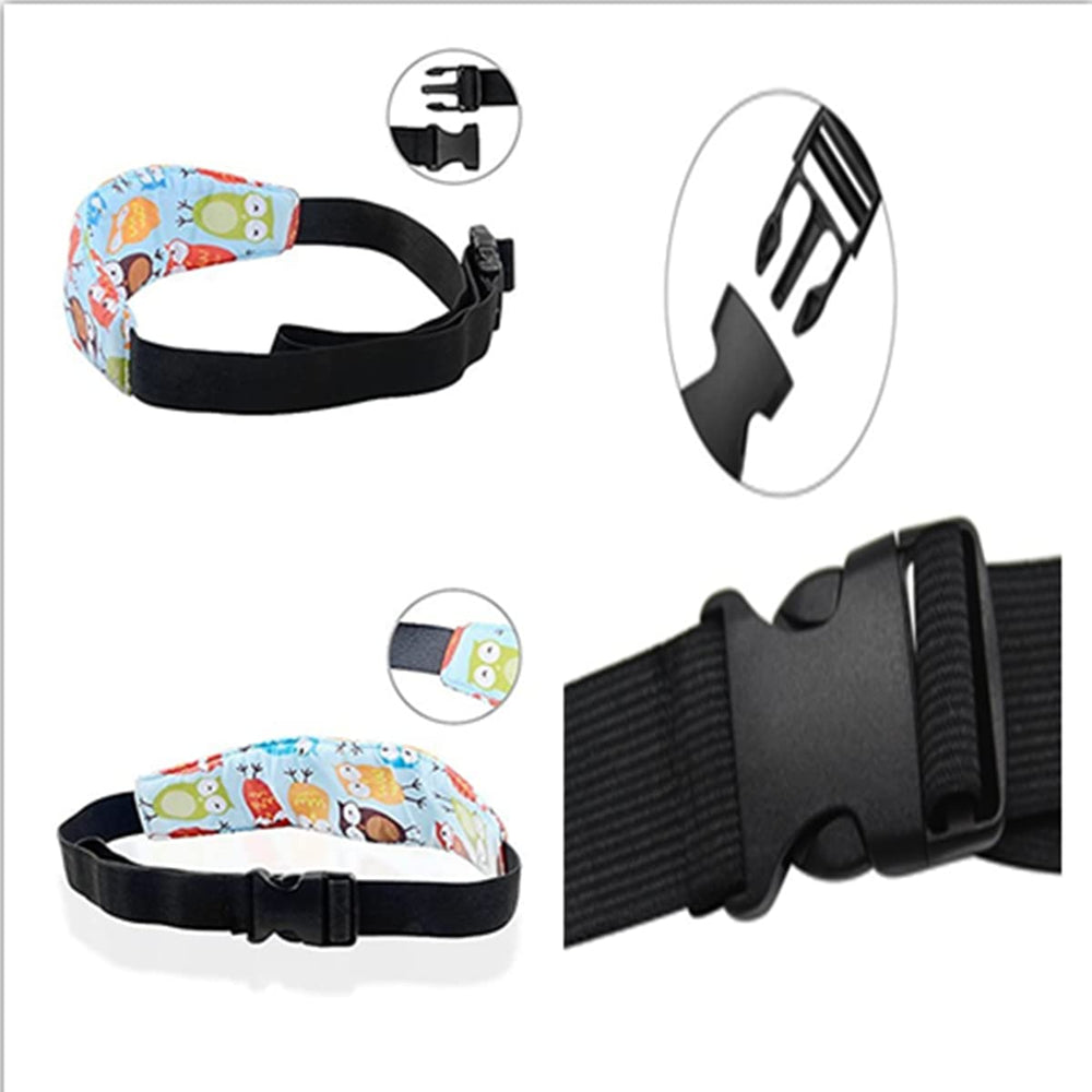 AISIBO two-piece head support set fits infants and toddlers.