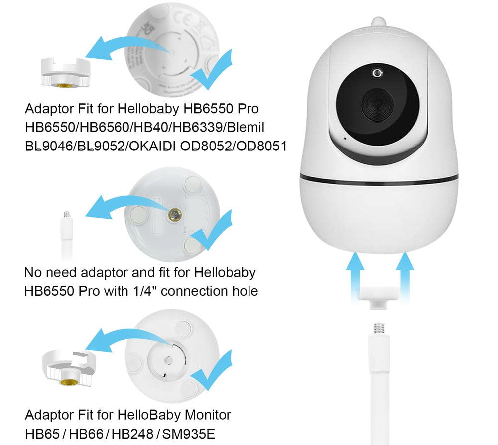AISVAN gooseneck arm enables flexible camera angles for optimal viewing.
