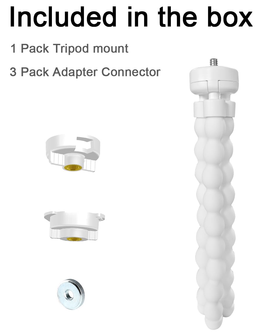 AISVAN tripod mount for HelloBaby HB6339 supports secure camera placement with silicone grip.