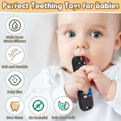 AiTuiTui gamepad teether with colorful textures for sensory play