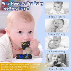 AiTuiTui silicone teether with varied textures for sensory exploration