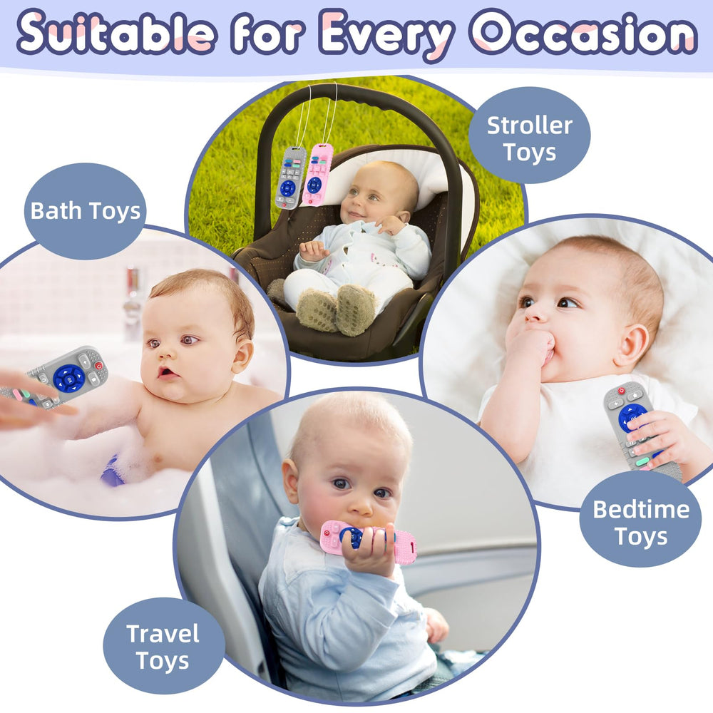 AiTuiTui teether doubles as a waterproof bath toy for splash play.