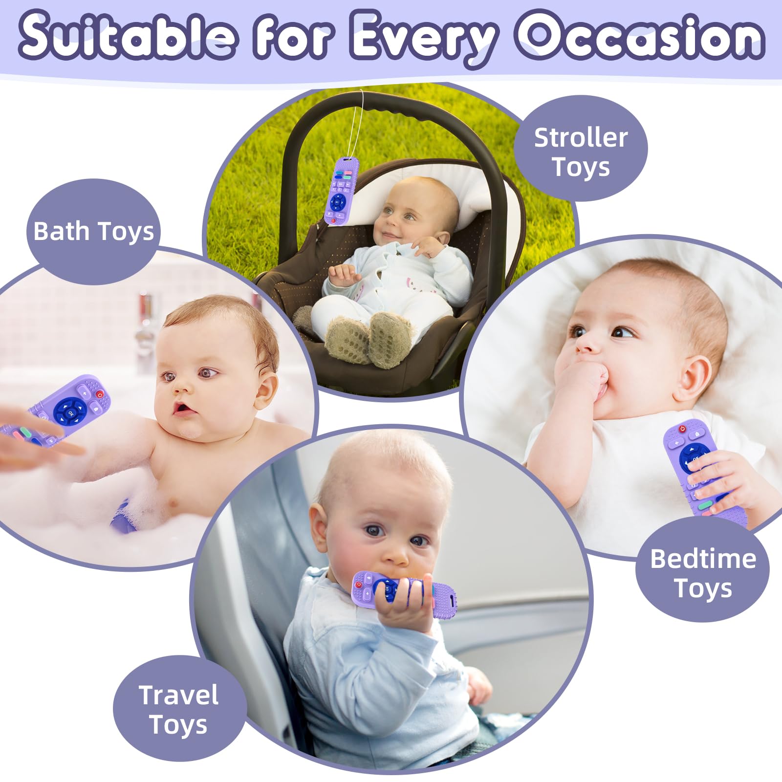 AiTuiTui travel-friendly teether ideal for car trips and flights