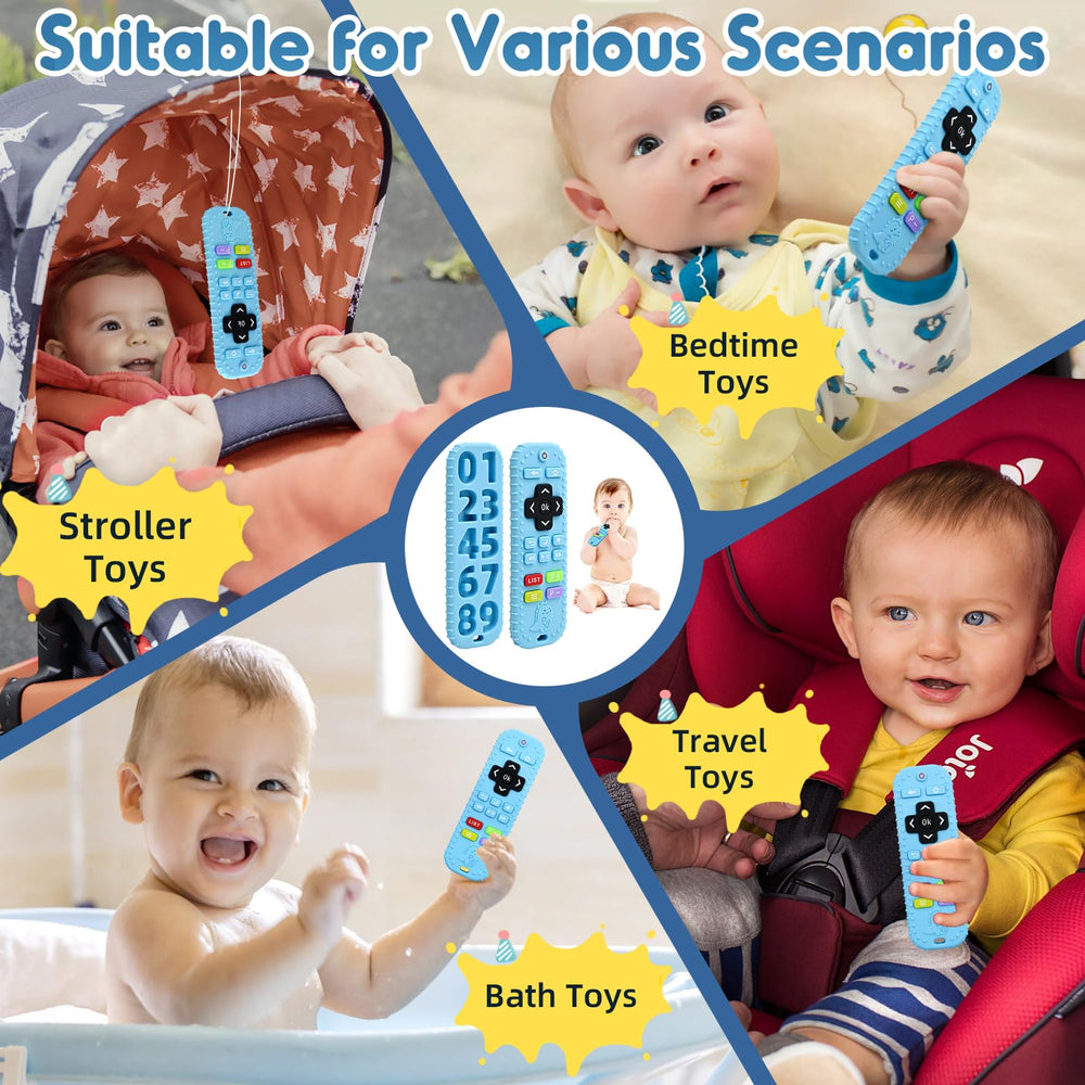 AiTuiTui waterproof bath toy teether for splash time.
