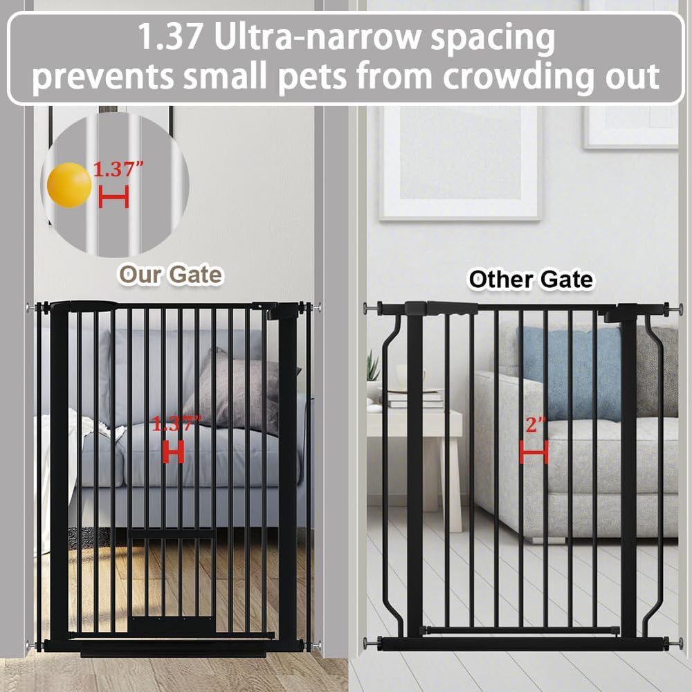 AiWMGL 1.37-inch narrow spacing detail prevents small pets from squeezing.