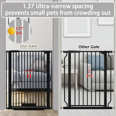 AiWMGL 1.37-inch narrow spacing detail prevents small pets from squeezing.