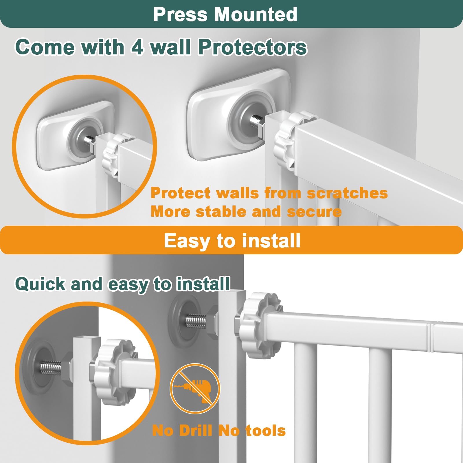AiWMGL 180-degree auto-opening for easy doorway access.