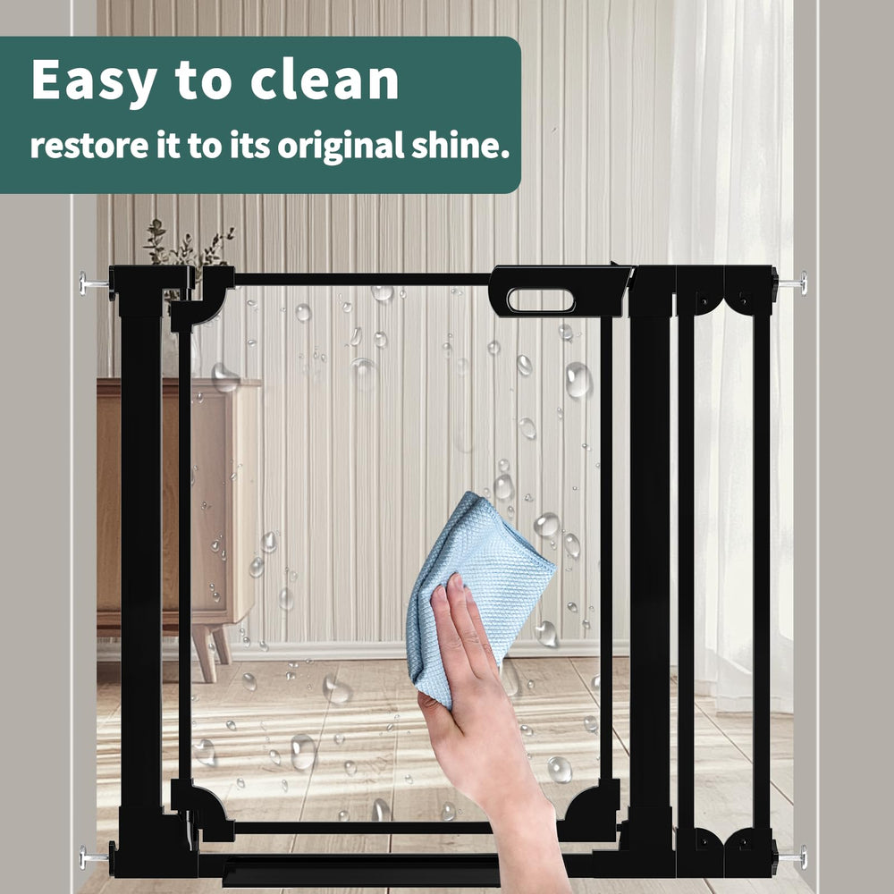 AiWMGL gate in 180-degree auto-open mode for easy passage