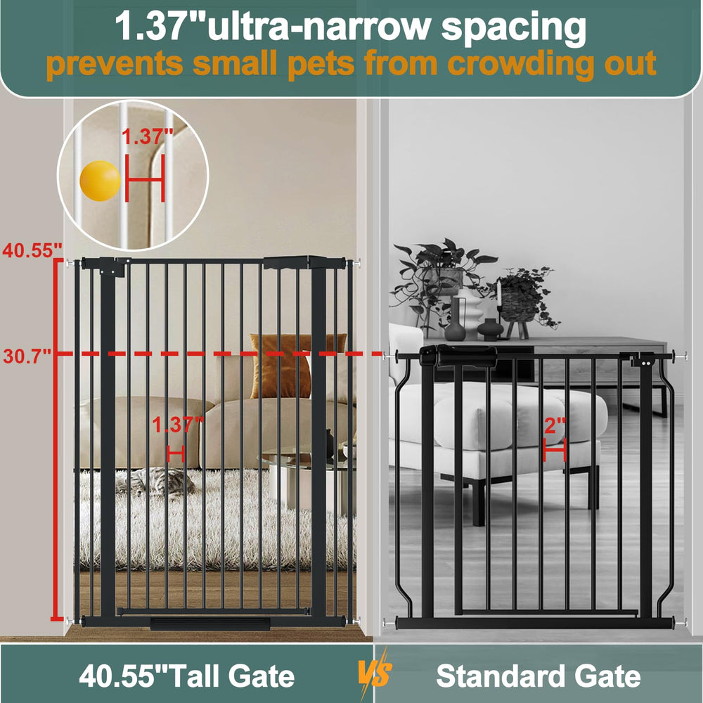 AiWMGL dog gate walk-through opening to pass strollers easily