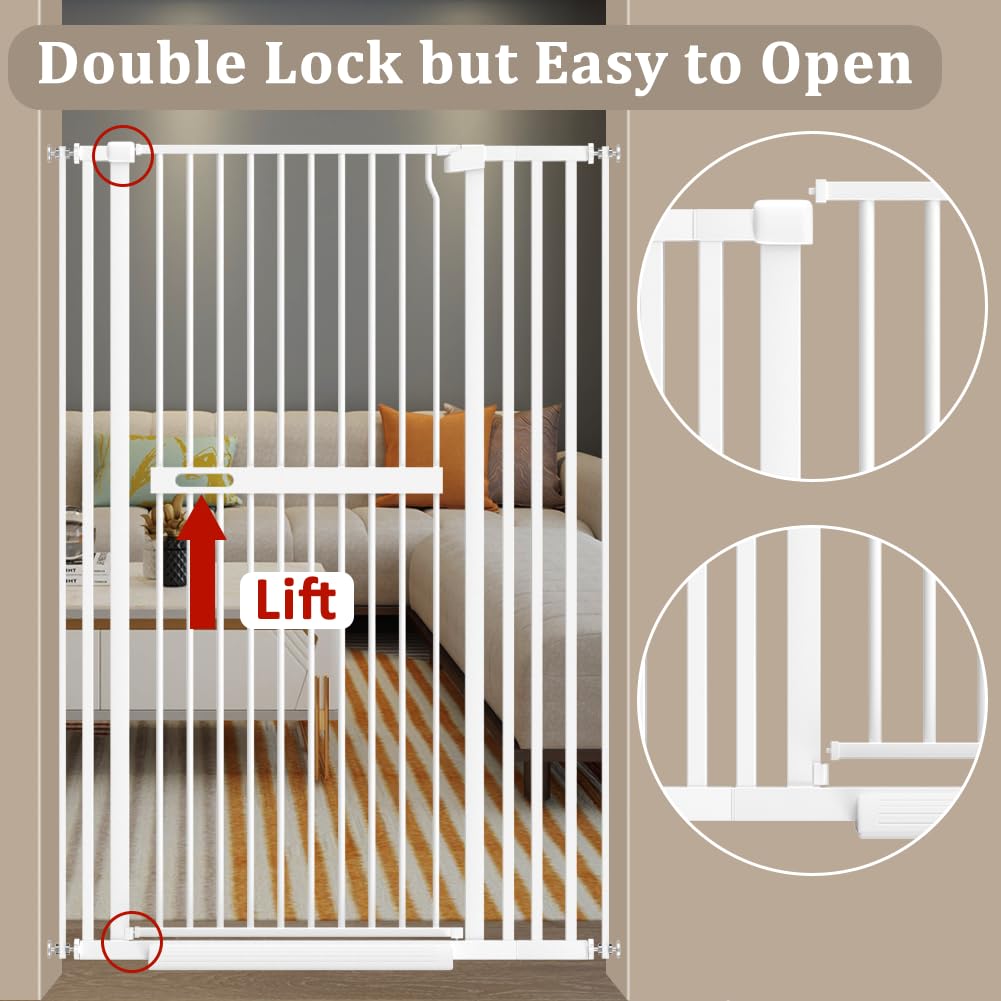 AiWMGL gate handle in mid-activation for easy one-handed operation