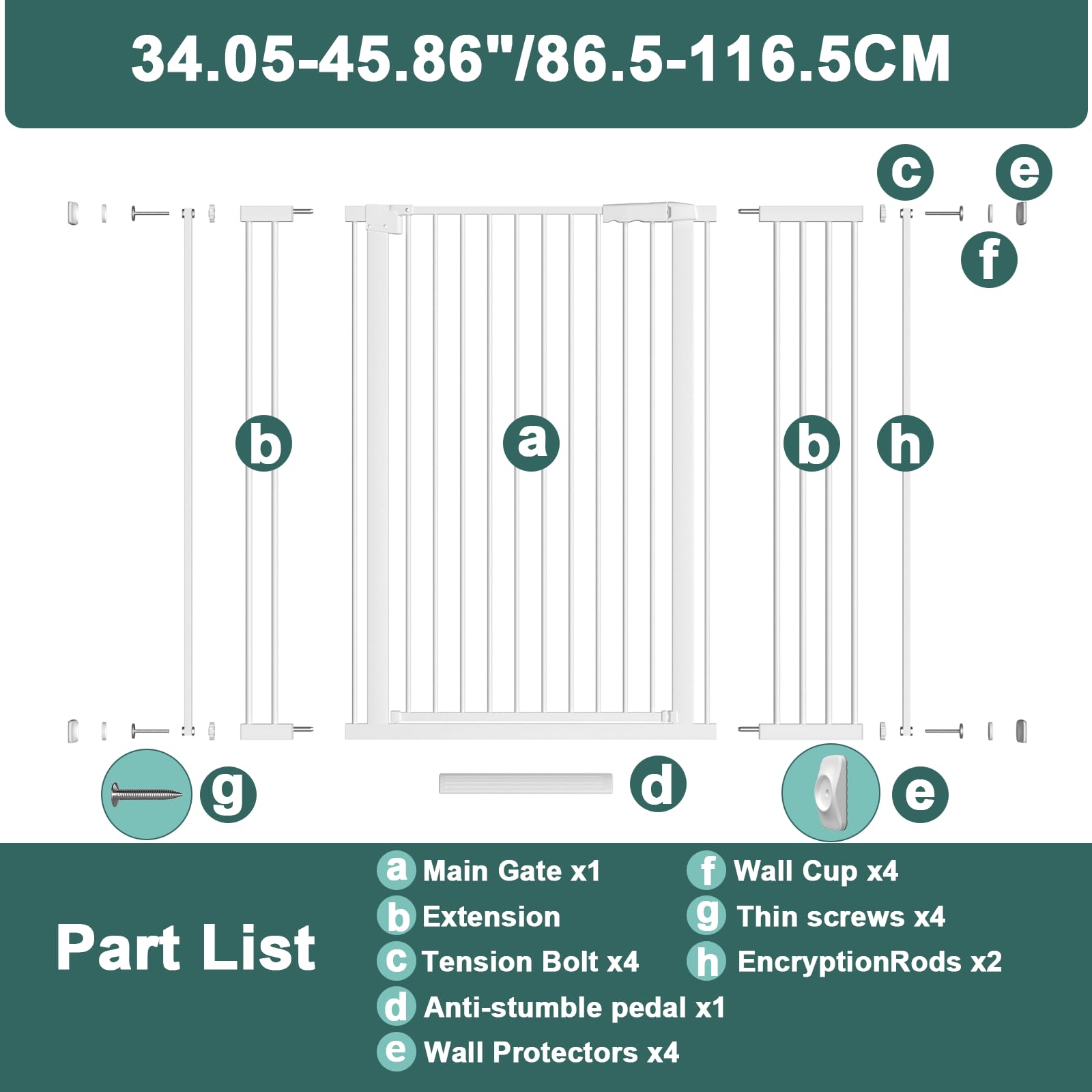 AiWMGL no-drill setup includes wall protection pads to prevent damage.