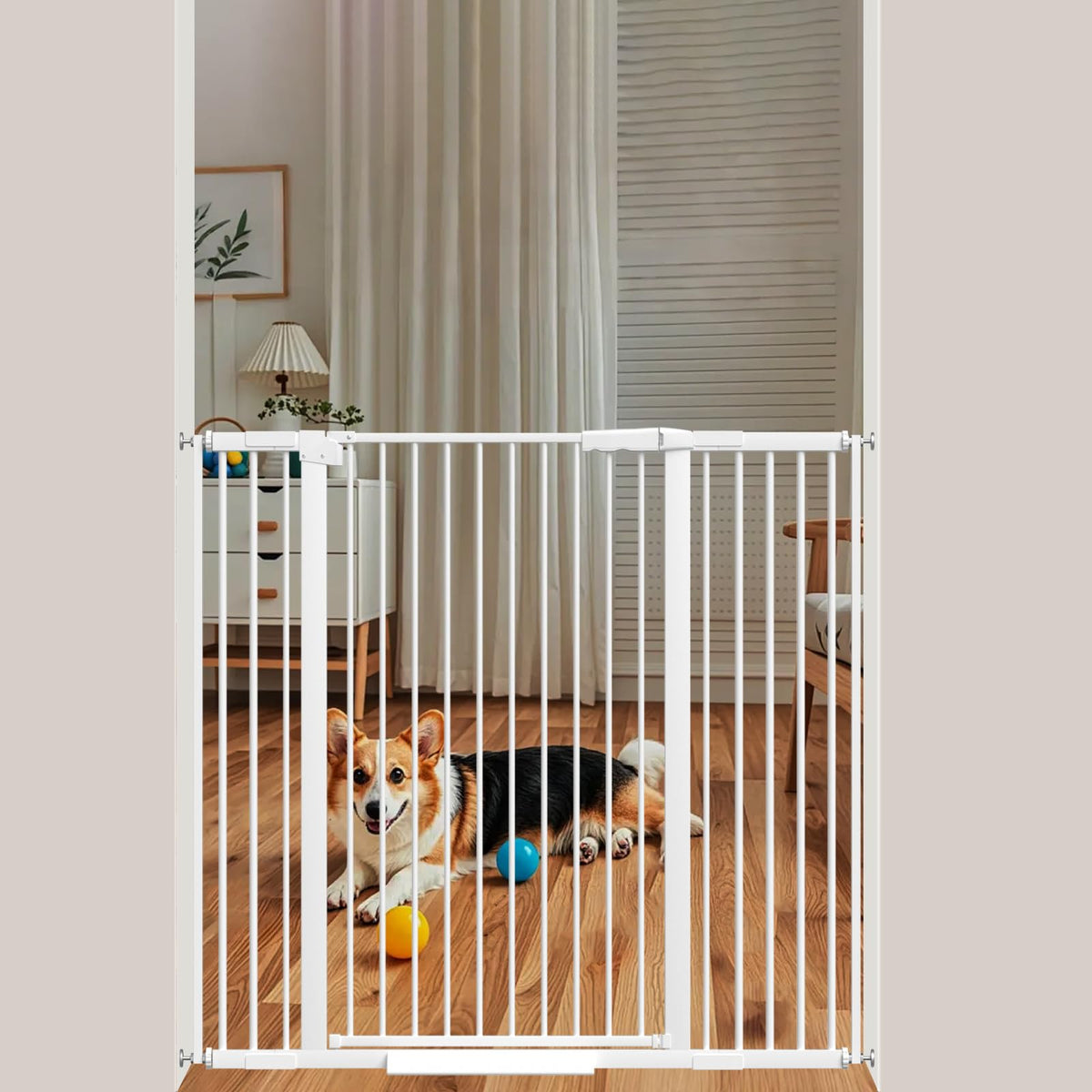 AiWMGL ultra-narrow spacing gate with 1.37-inch gap prevents squeezing.