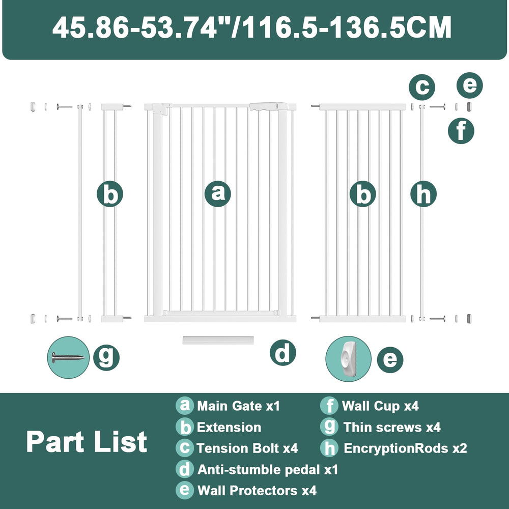 AiWMGL pressure-mounted design with wall protection pads protects walls during installation.