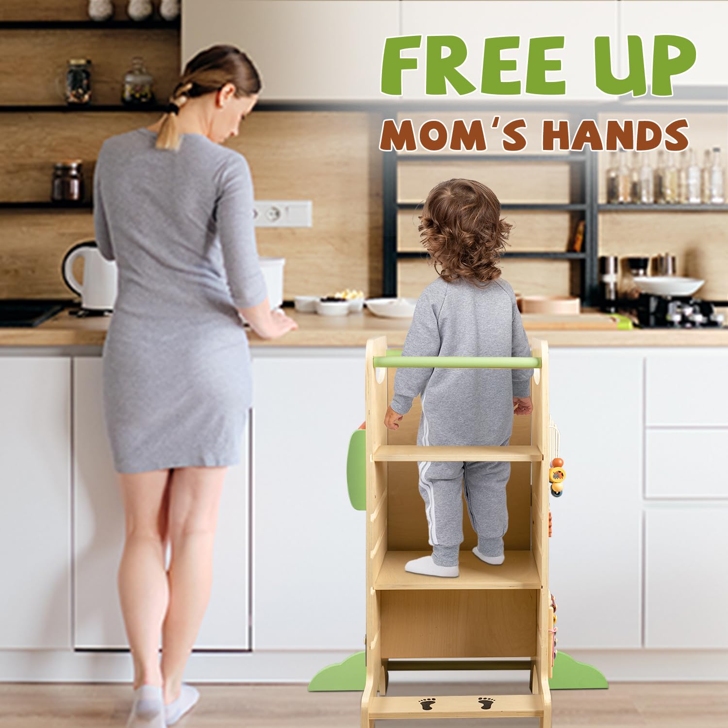 aiwo toddler tower gift-ready packaging suits birthdays and holidays.