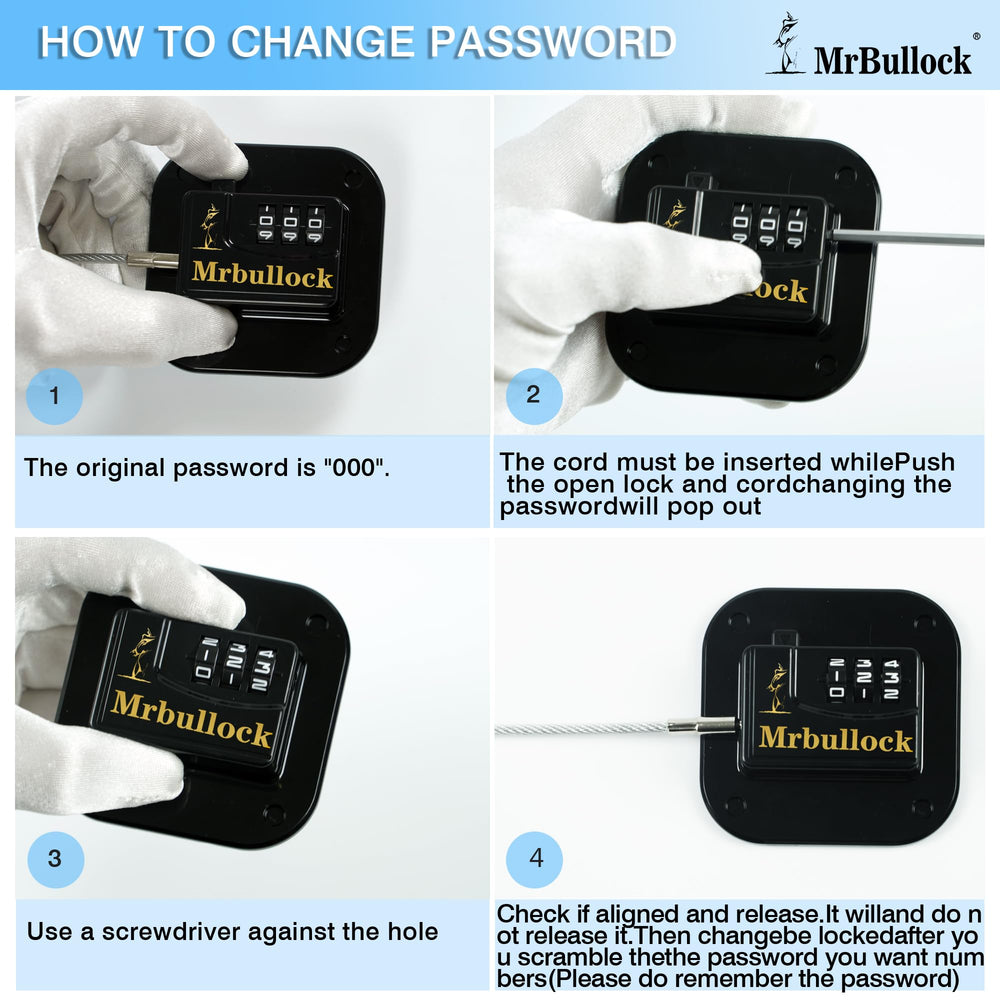 AIXIAOYA lock features ABS+steel build for durable everyday use