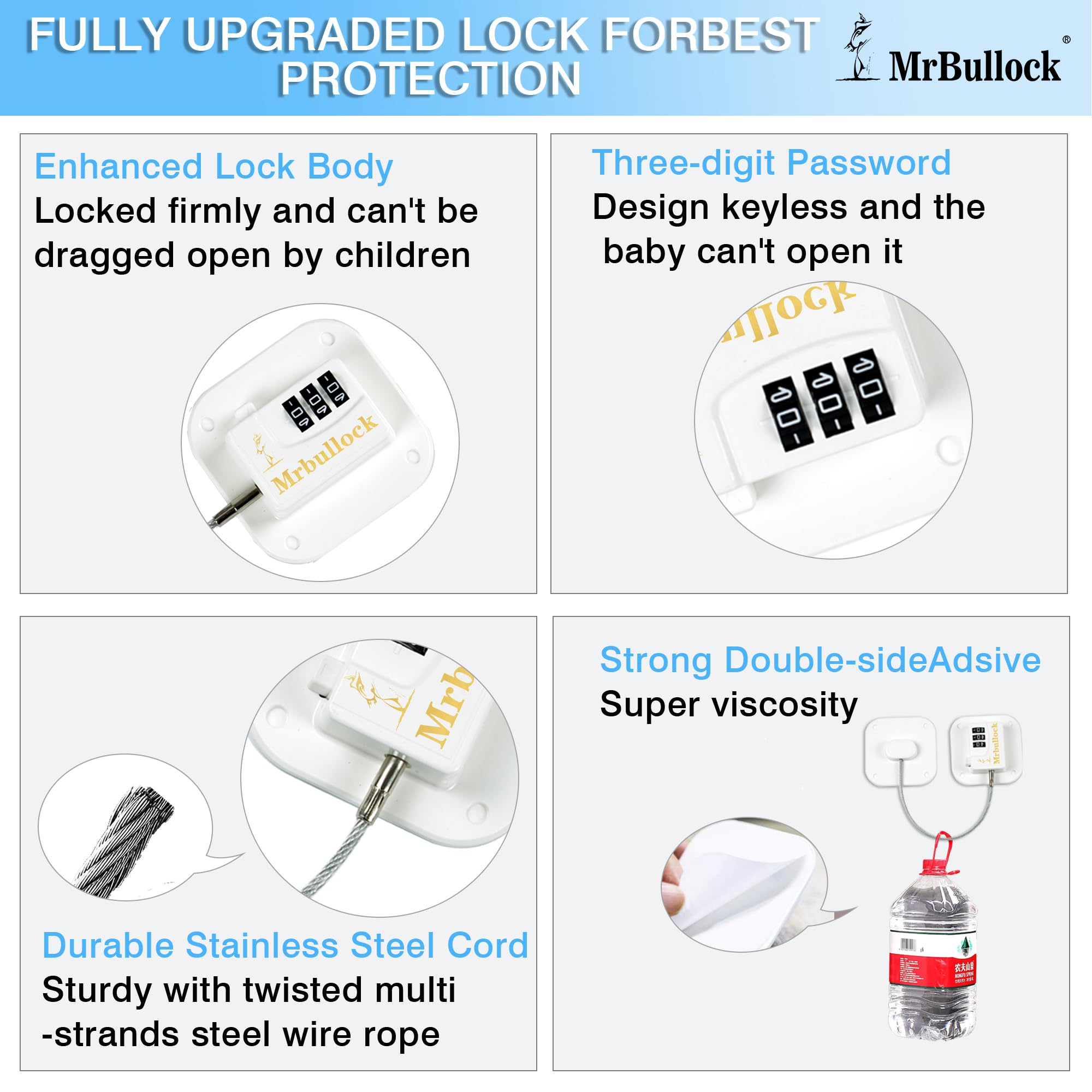 User-friendly setup of the AIXIAOYA lock on a drawer without tools
