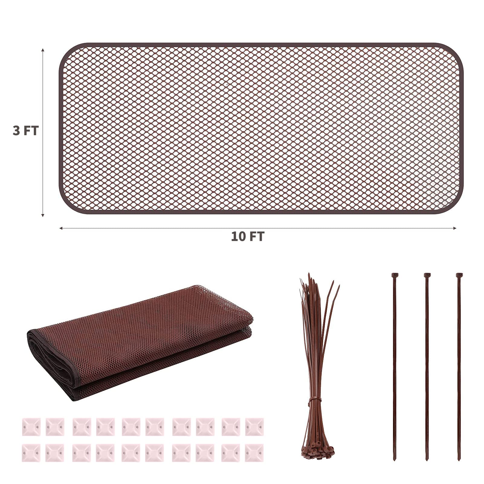 Aixingyun foldable stair net stores neatly when not in use