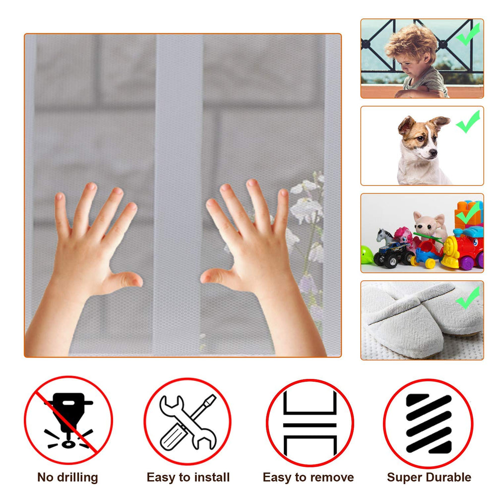 Aixingyun polyester stair net is waterproof and weatherproof for indoor or outdoor use.