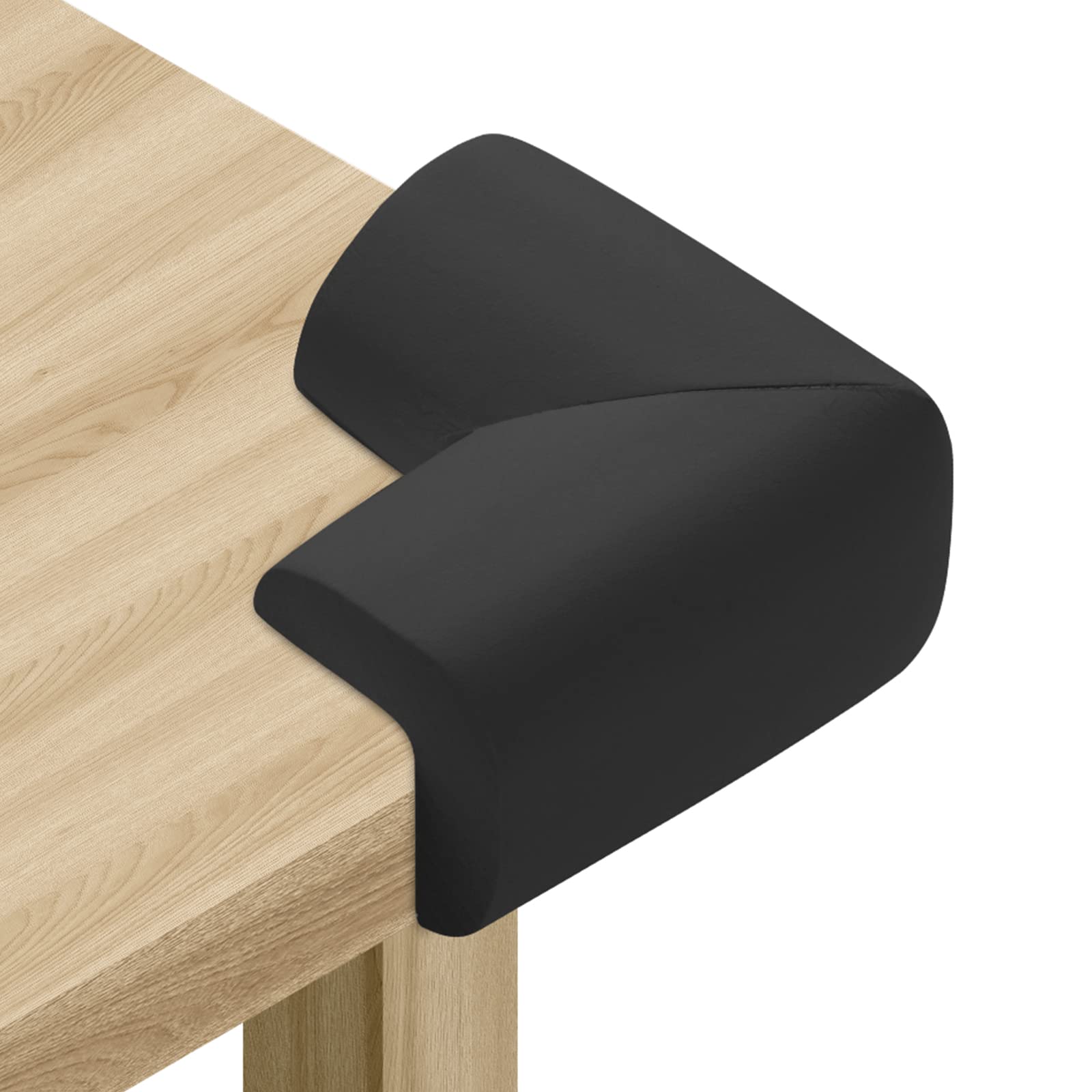 AIXMEET 8-pack soft sponge corner protectors on furniture edges for baby-proofing