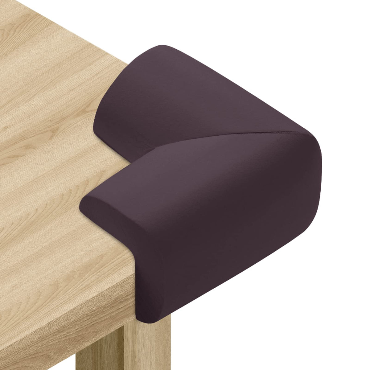 AIXMEET 8 pack corner protector on a wooden table edge cushions bumps.