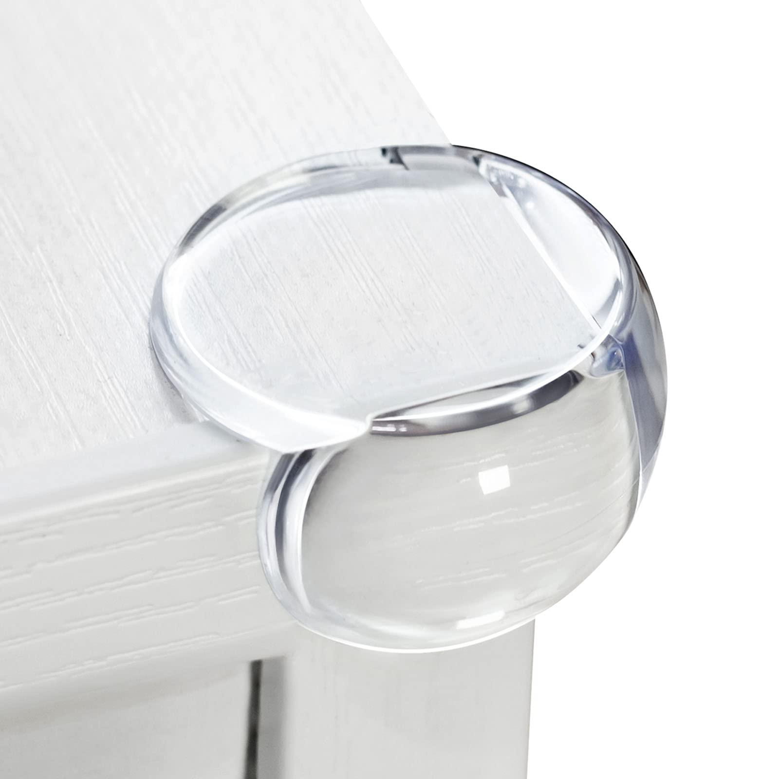 AIXMEET transparent corner bumpers protecting a table edge for kids