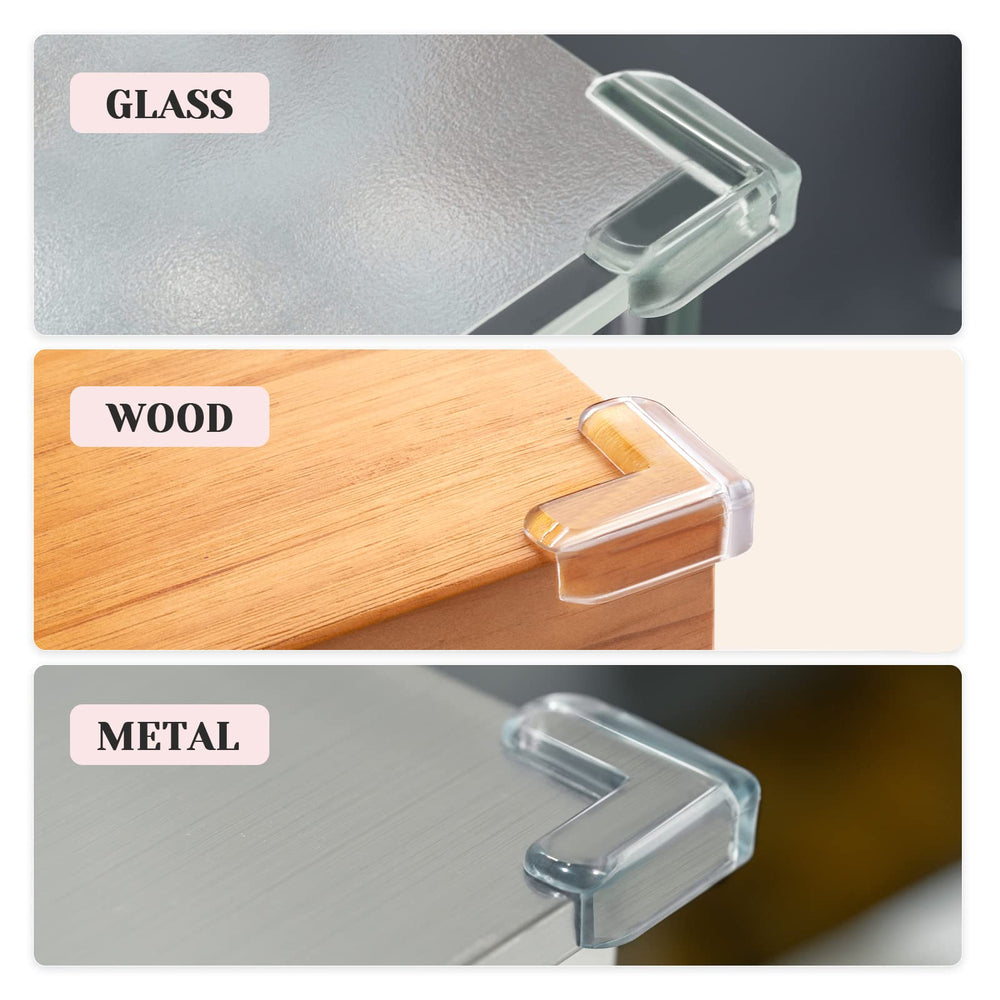 AIXMEET transparent corner protector blends with furniture maintaining its look
