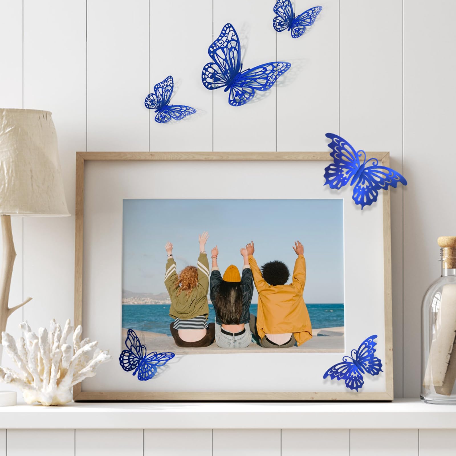 Aixoom 3D butterfly wall sticker set showcases dynamic layers.